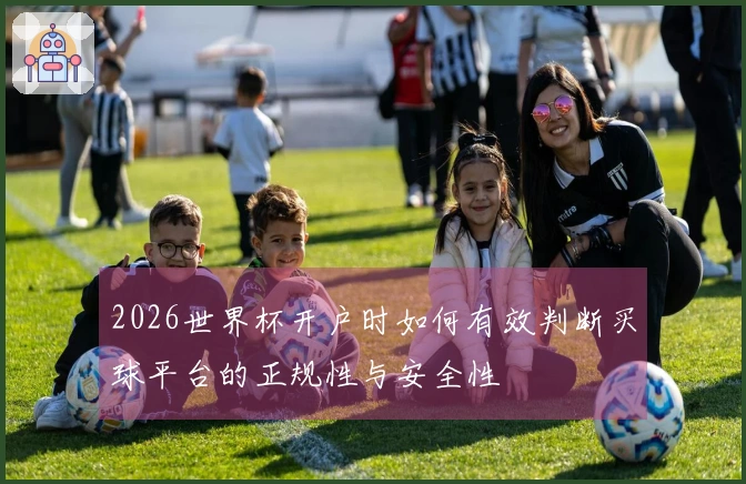 2026世界杯开户时如何有效判断买球平台的正规性与安全性